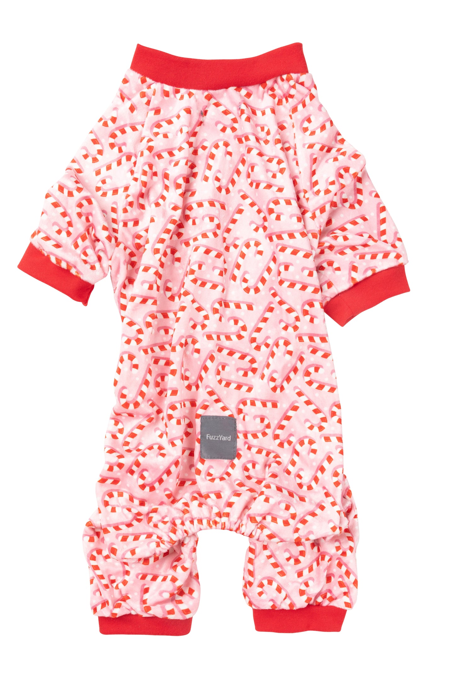 Candy Cane Pink Dog Pajamas