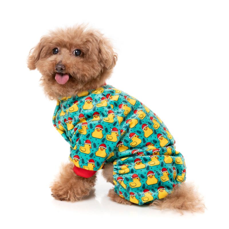 Merry Quackmas Dog Pajamas