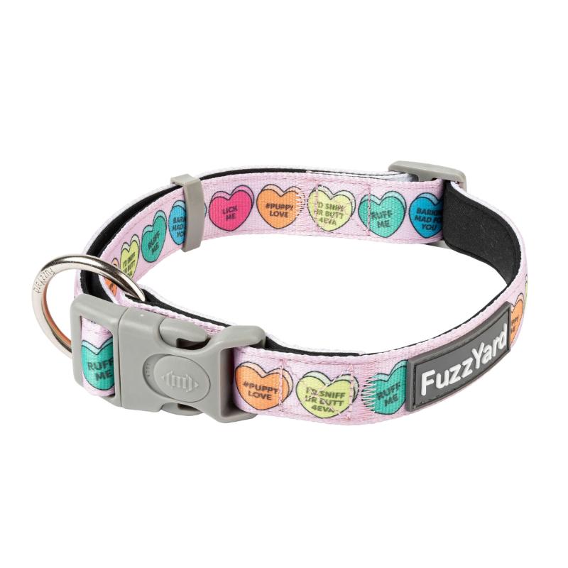 Candy Hearts Dog Collar