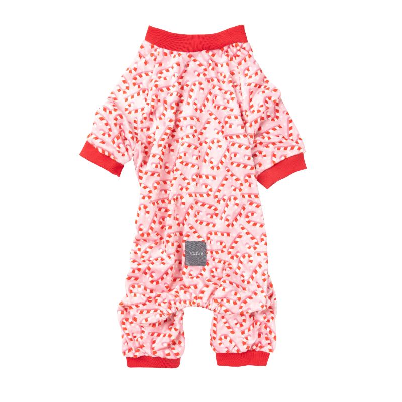 Candy Cane Pink Dog Pajamas