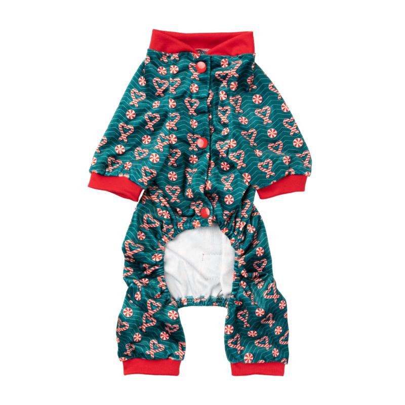 I Heart Candy Canes Dog Pajamas