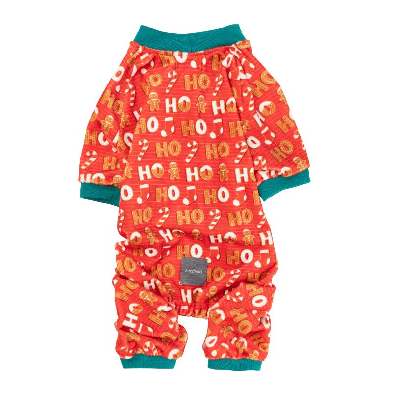 Ho Ho Ho Gingerbread Dog Pajamas