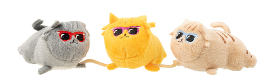 Cat Toy - Trio Plush