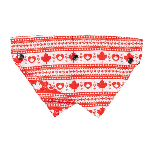 Maple Fair Isle Pet Bandana