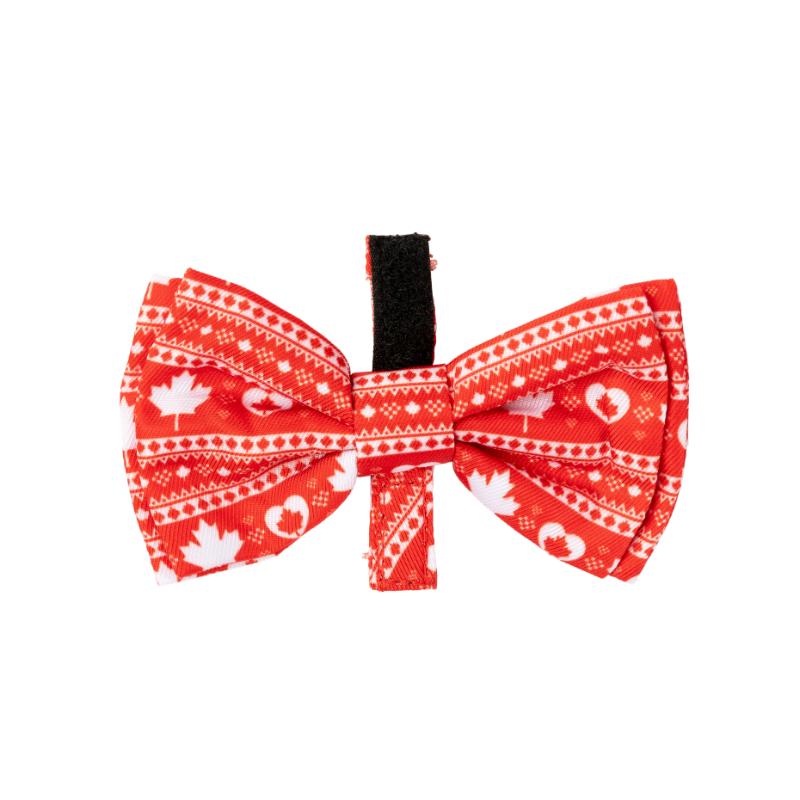 Maple Fair Isle Pet Bowtie