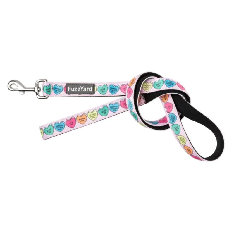 Candy Hearts Dog Lead
